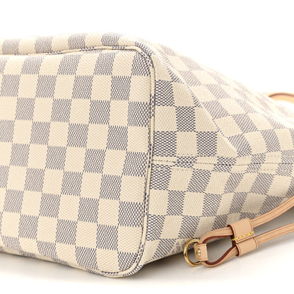 Louis Vuitton Damier Azur Neo Neverfull MM Rose Ballerine 11 of 11
