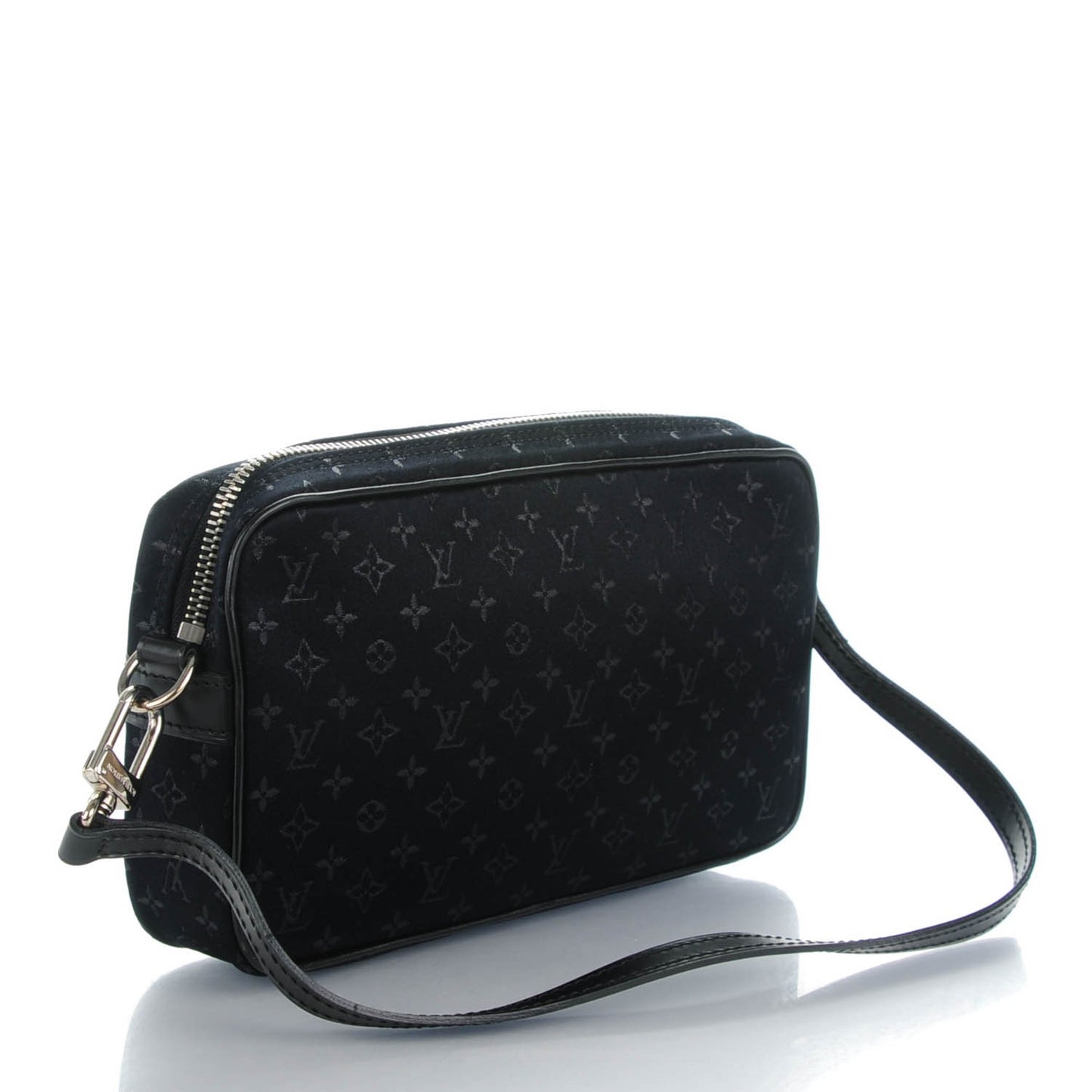 Satin Mini Monogram Conte De Fees Pochette Black