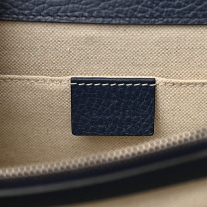 Gucci Dollar Calfskin Crystal Web Medium Dionysus Bamboo Top Handle Bag Blue Agata Montana Sapphire 6 of 11