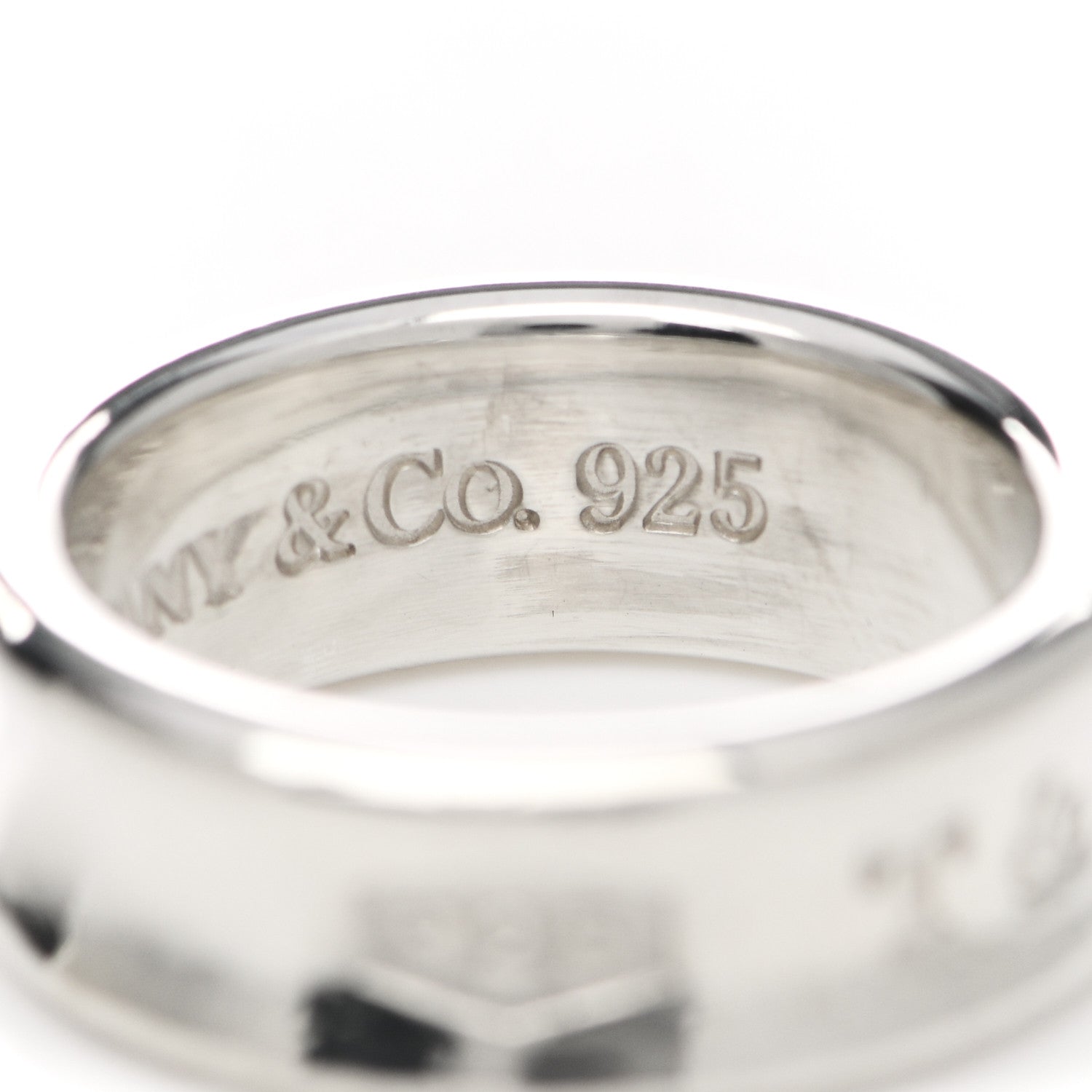 Tiffany Sterling Silver 1837 Ring 51 5.75 5 of 5