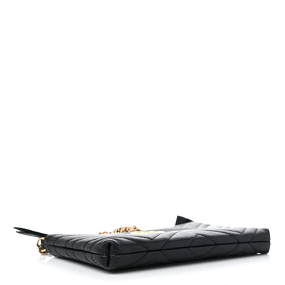 Gucci Calfskin Matelasse Mini GG Marmont Chain Bag Black 4 of 14