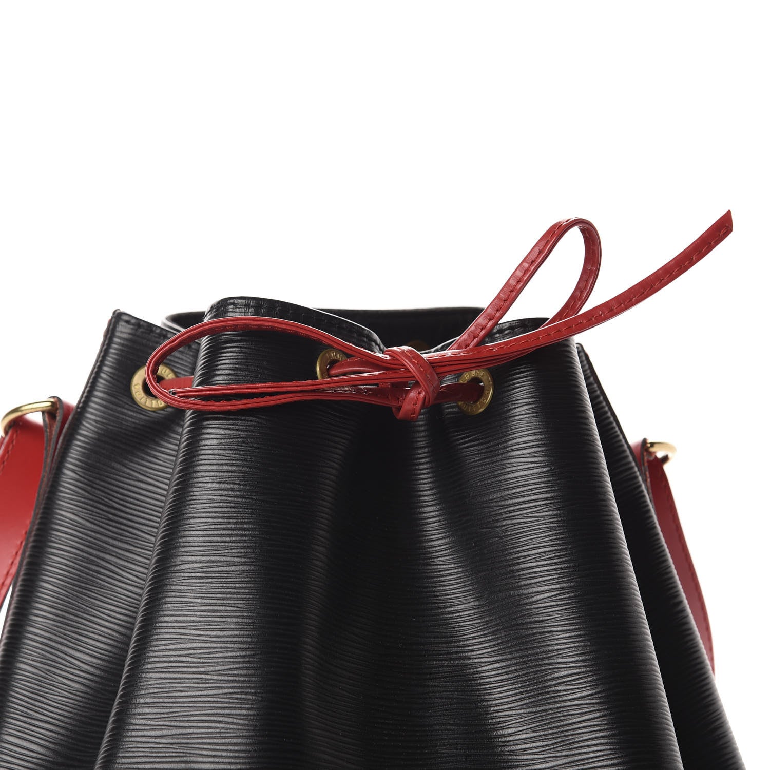 Louis Vuitton Epi Bi-Color Noe Castillan Red Black 11 of 11