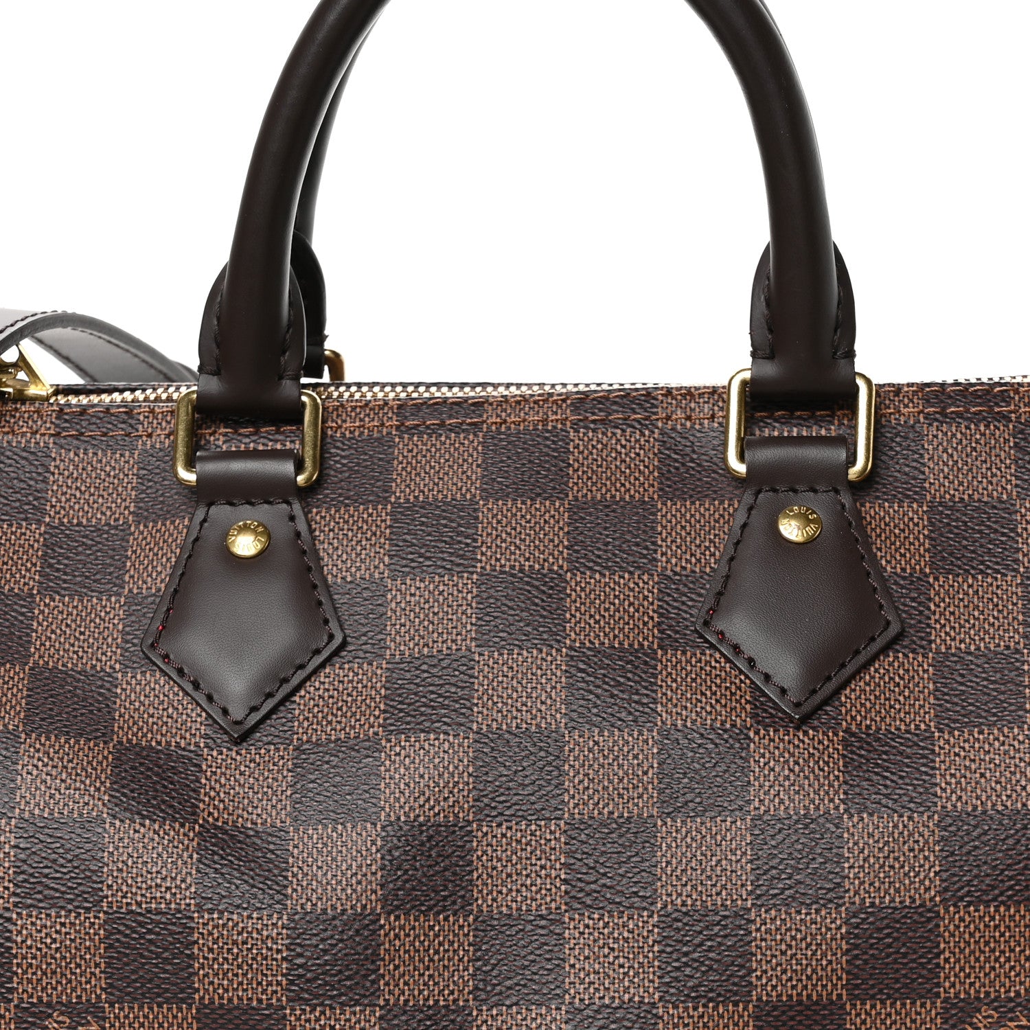 Louis Vuitton Damier Ebene Speedy Bandouliere 25 7 of 10