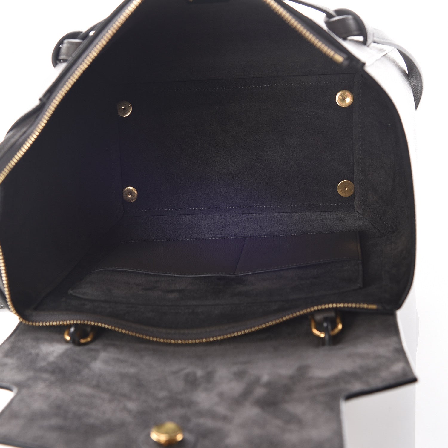 Celine Grained Calfskin Mini Belt Bag Grey 6 of 23
