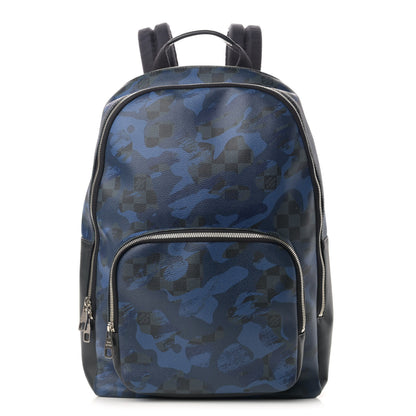 Louis Vuitton Damier Cobalt Camouflage Andy Backpack Blue 1 of 11