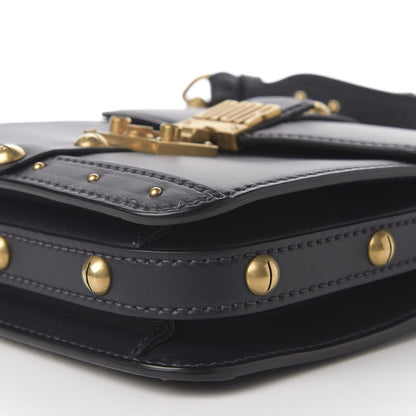 Christian Dior Calfskin Studded Square Dioraddict Flap Black 7 of 14
