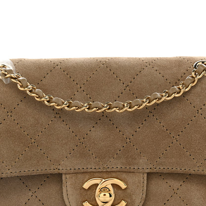 Chanel Suede Calfskin Mini Souplissimo Flap Dark Beige 8 of 11