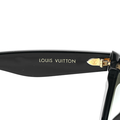 Louis Vuitton Acetate LV Fame Cat Eye Sunglasses Z1723W Black 7 of 7