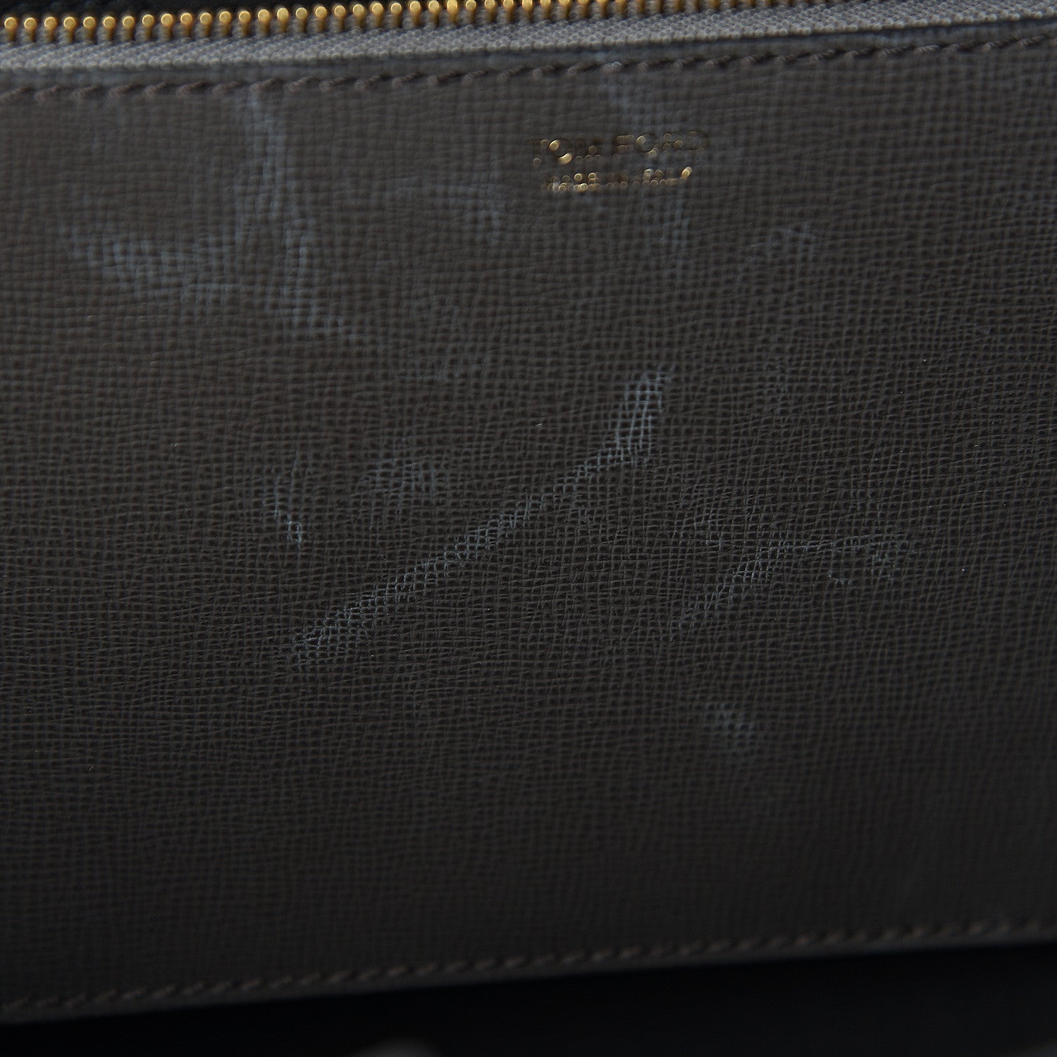 Tom Ford Grained Calfskin Small T Tote Grey 8 of 12