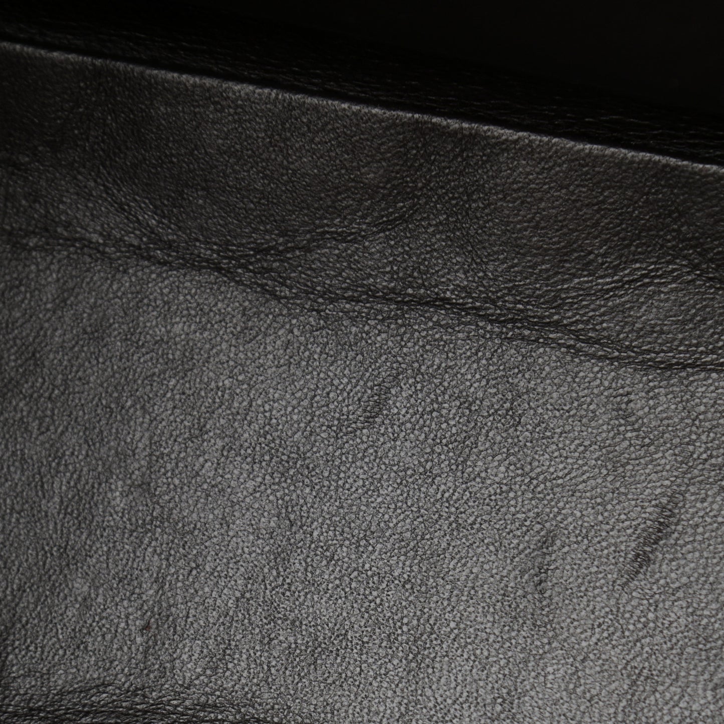 Caviar Quilted Shopper Tote Dark Brown