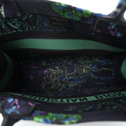 Christian Dior Canvas Embroidered Medium Toile de Jouy Voyage Book Tote Blue Multicolor 5 of 12