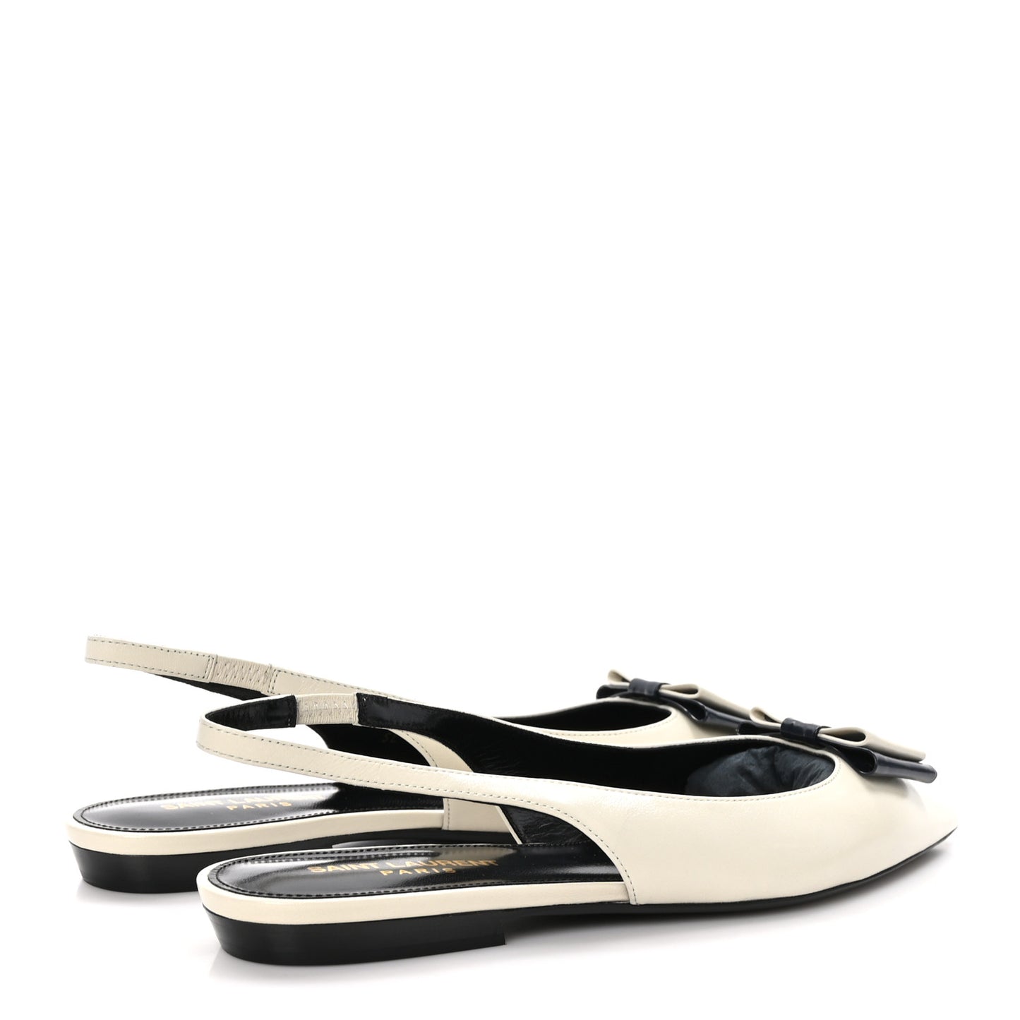 Belfagor Anais Slingback Flats 36.5 Navy Pearl