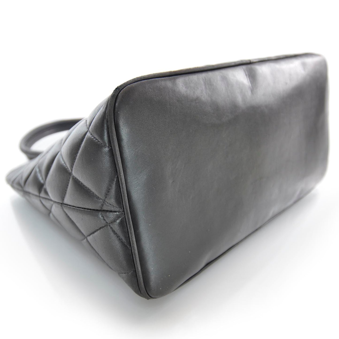 Lambskin Medallion Tote Black