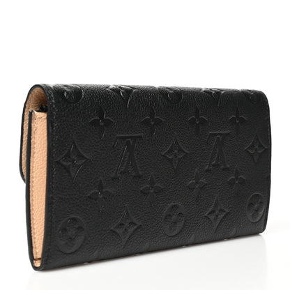 Louis Vuitton Empreinte Emilie Wallet Black Dune 3 of 8