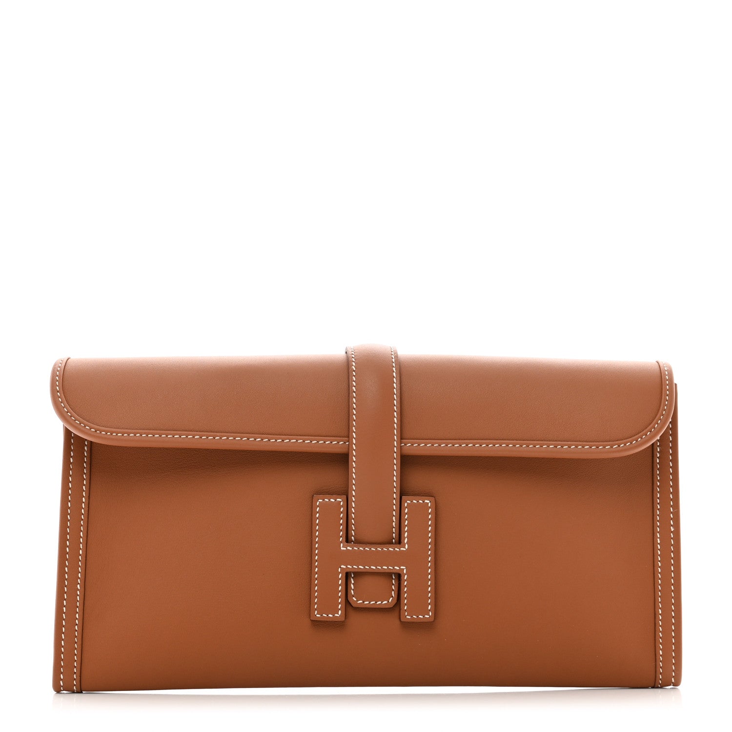 Hermes Swift Jige Elan 29 Clutch Gold 1 of 7