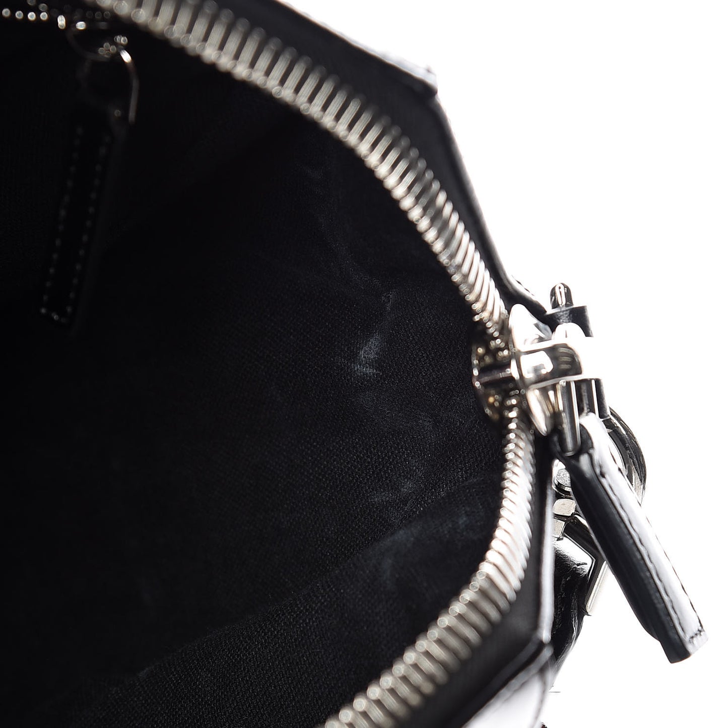 Shiny Lord Calfskin Medium Antigona Black