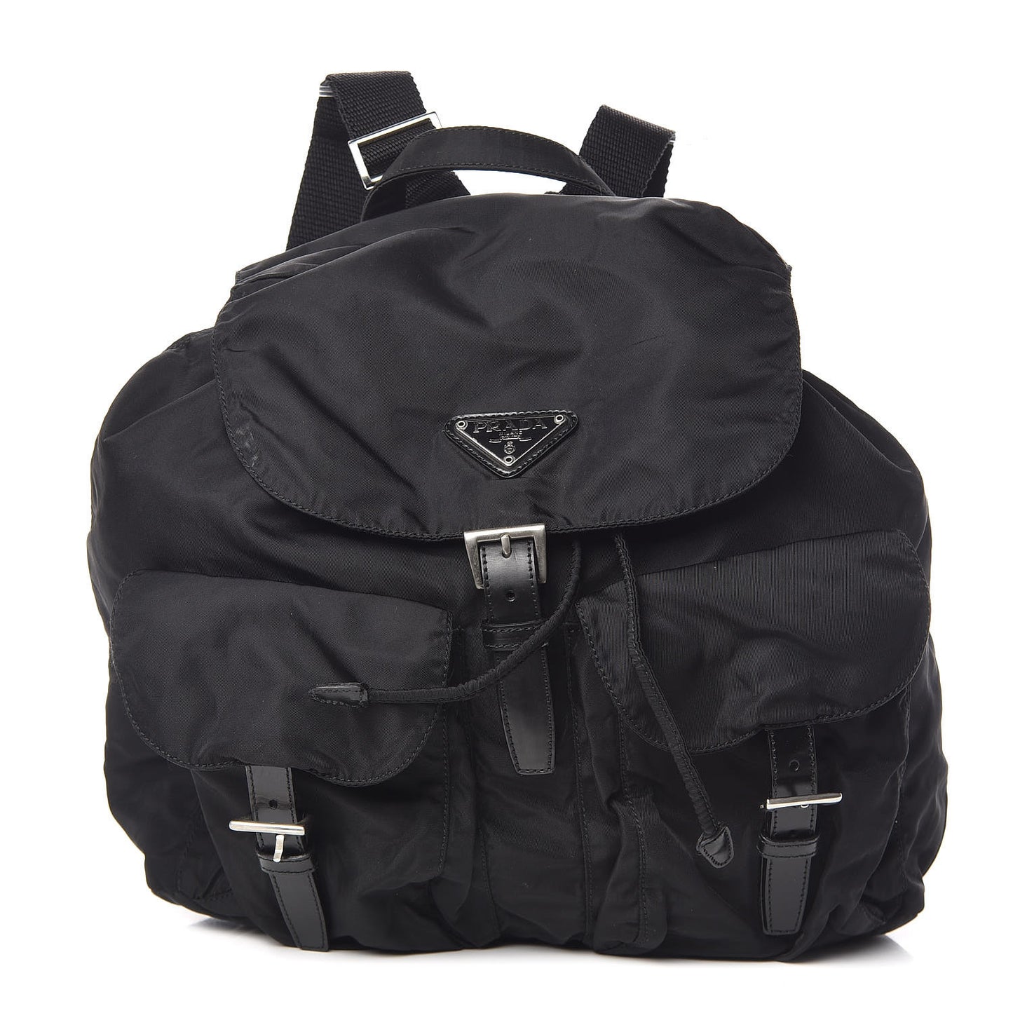 Nylon Vela Medium Backpack Black