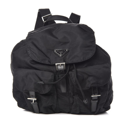 Prada Nylon Vela Medium Backpack Black 1 of 10