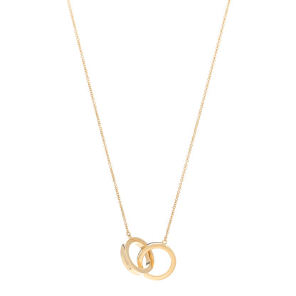 Tiffany 18K Yellow Gold 1837 Interlocking Circles Pendant Necklace 1 of 4
