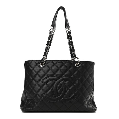 Chanel Caviar Quilted Grand Shopping Tote GST Black 1 of 10