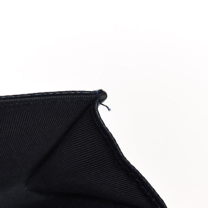 Chanel Metallic Caviar Quilted Flap Card Holder Dark Blue 9 of 12