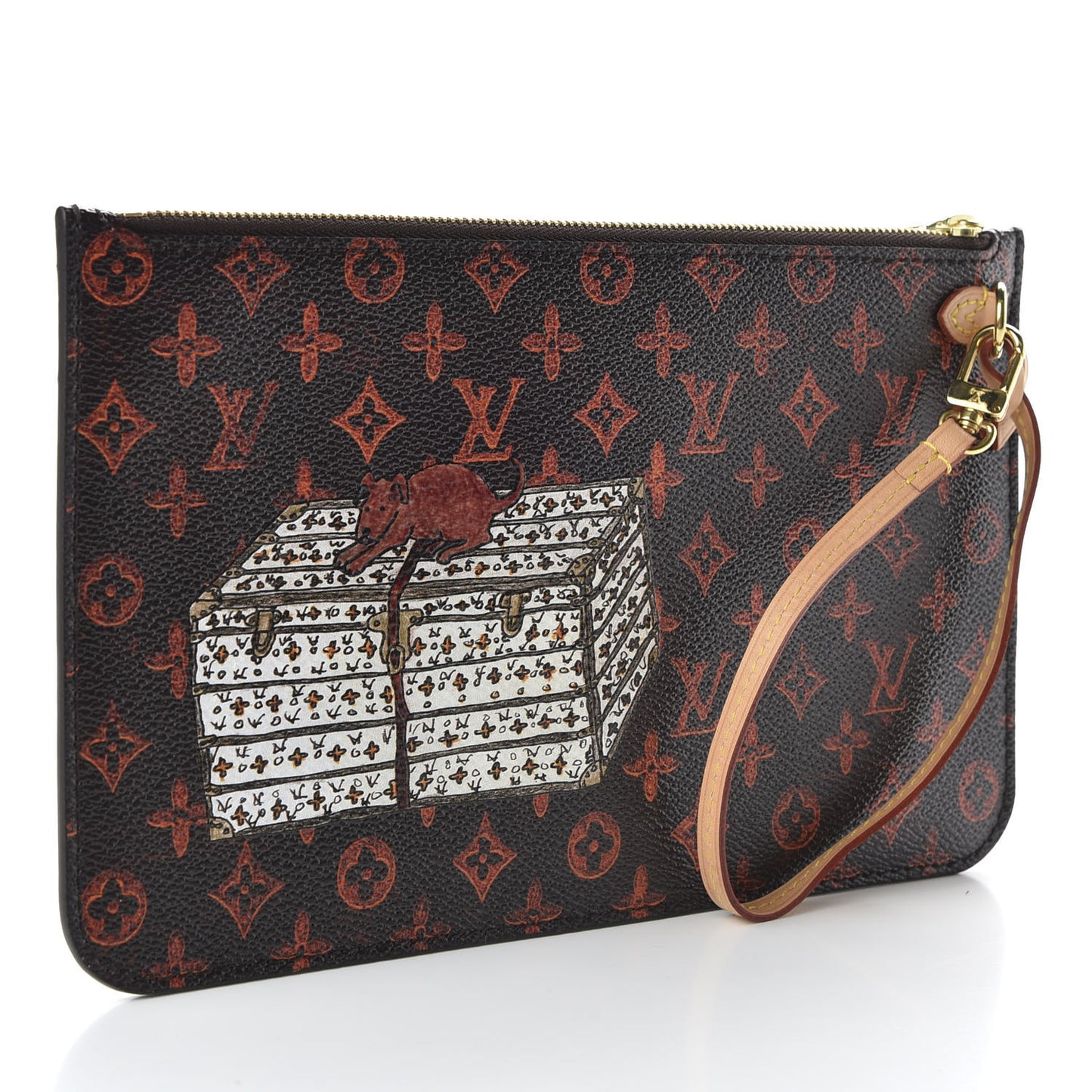 Catogram Neverfull MM GM Pochette Marron