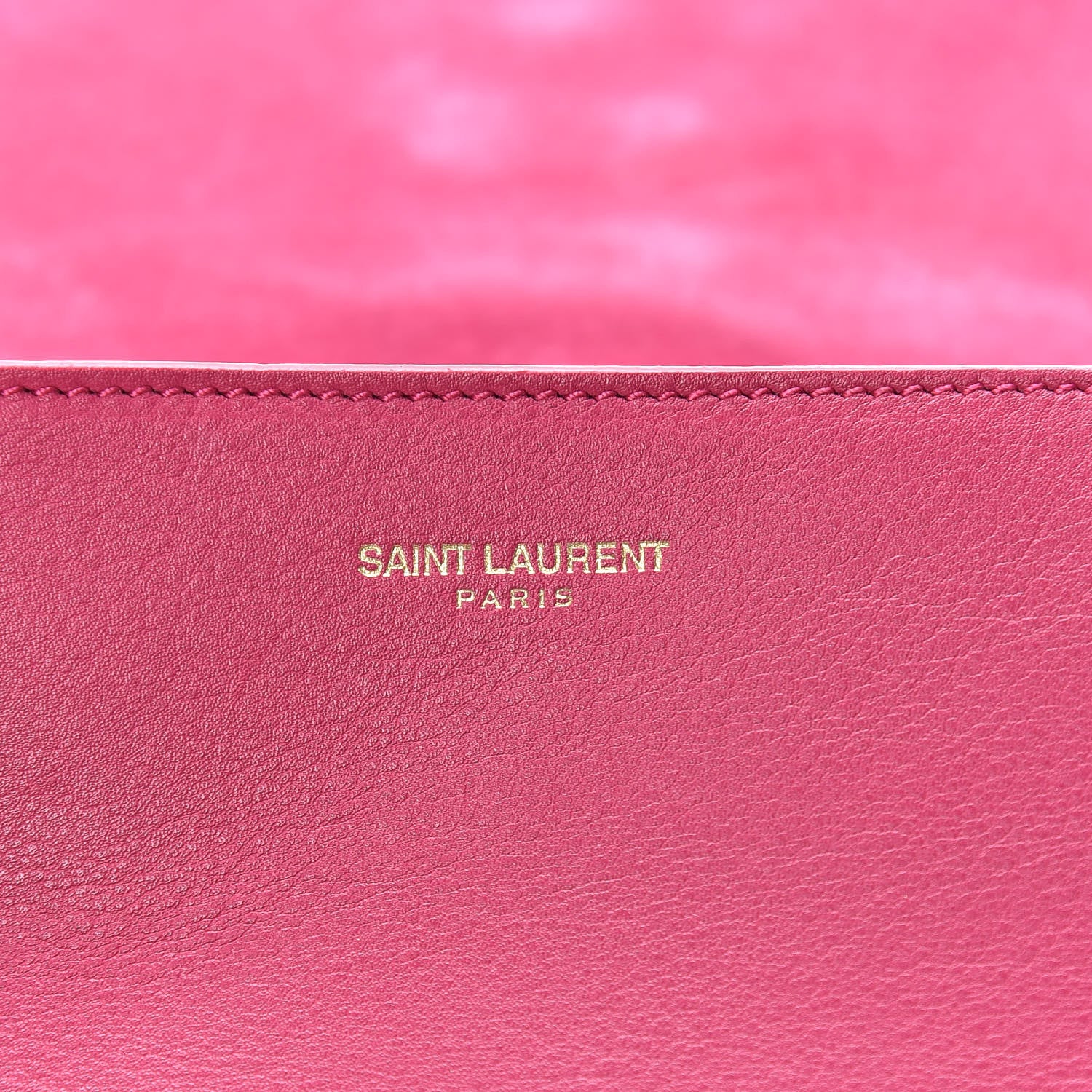Saint Laurent Calfskin Small Classic Y Satchel Bubblegum 13 of 25