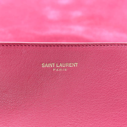 Saint Laurent Calfskin Small Classic Y Satchel Bubblegum 13 of 25