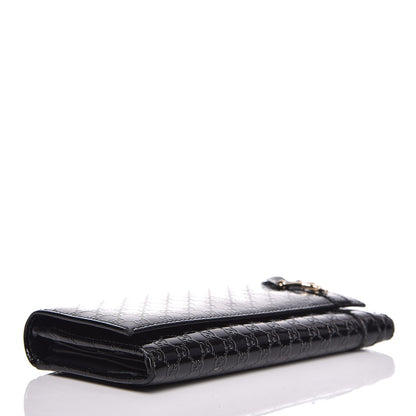 Gucci Patent Microguccissima Nice Wallet Black 4 of 6