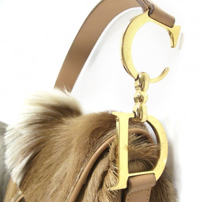 Christian Dior Pony Hair Saddle Bag 8 of 13