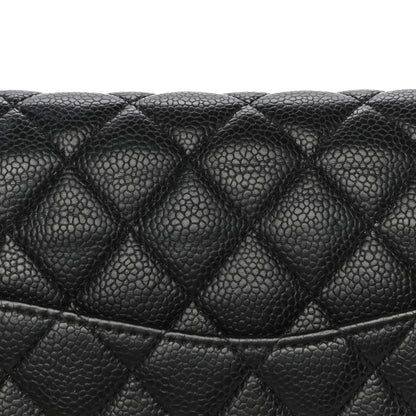 Chanel Caviar Quilted Medium Double Flap Black 21 of 21