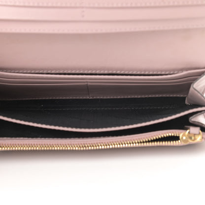Burberry Calfskin House Check Porter Continental Wallet Pale Orchid 5 of 11