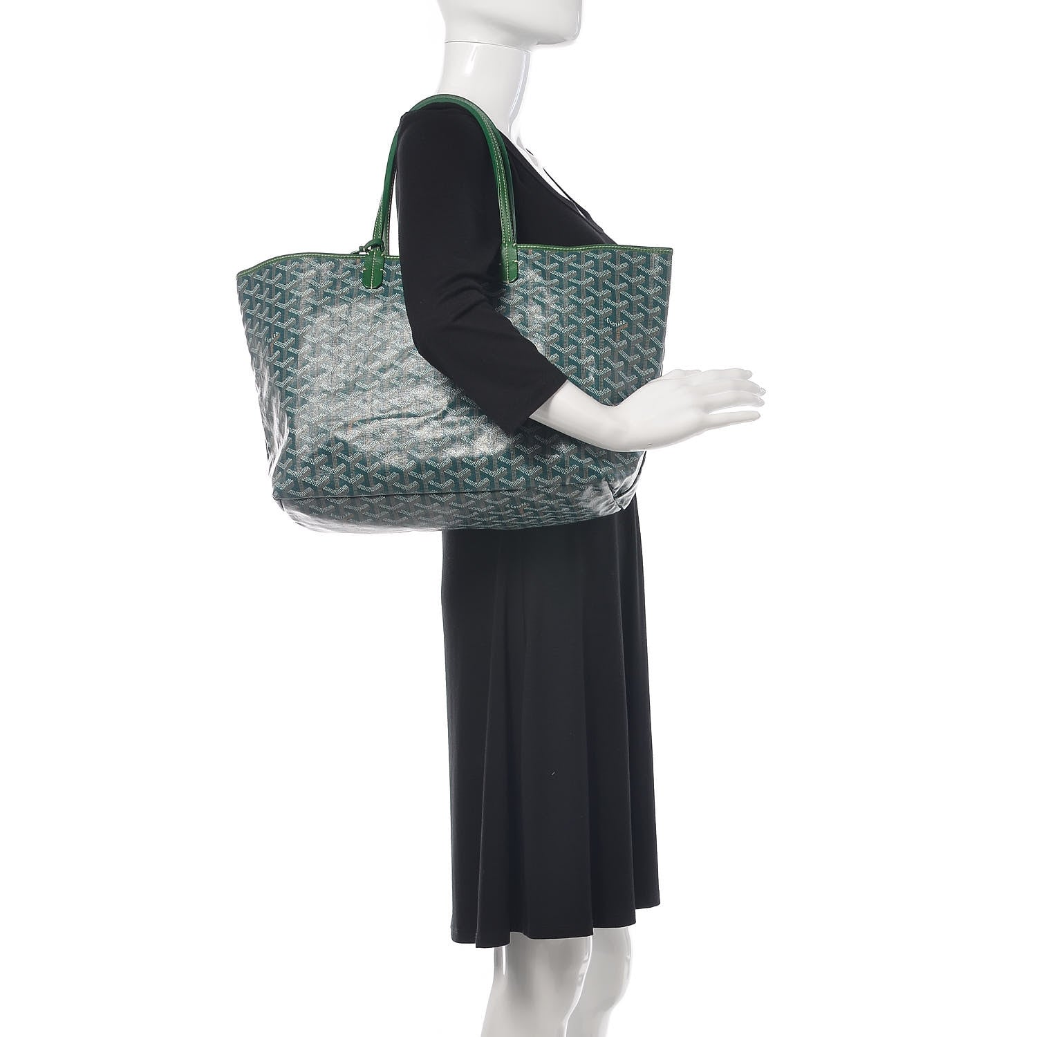 Goyard Goyardine Saint Louis PM Green 3 of 17