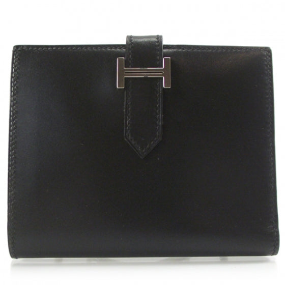 Hermes Box Bearn Compact Wallet Black 1 of 8