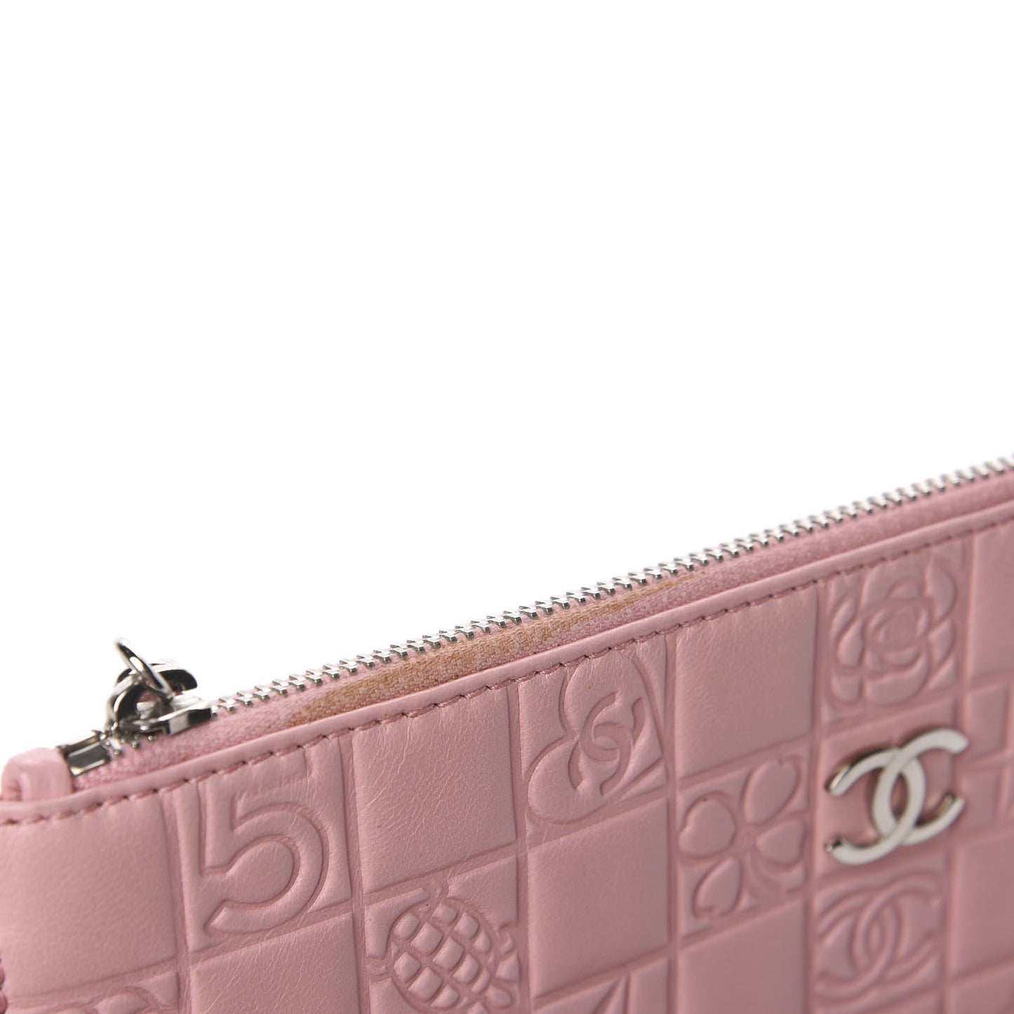 Lambskin Precious Symbols Pochette Pink