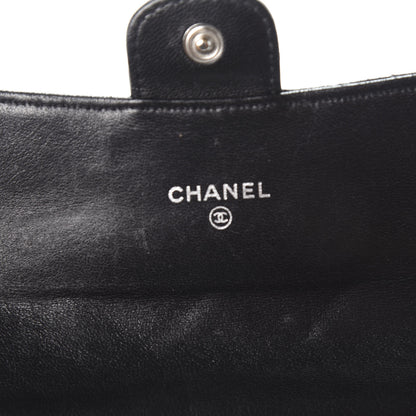 Chanel Lambskin Quilted Small Flap Wallet Black 6 of 7