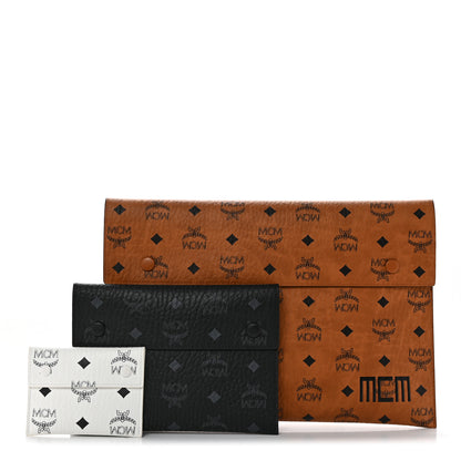 MCM Visetos Tri Pouch Set Cognac 1 of 14