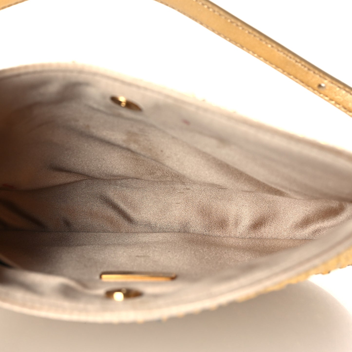 Satin Crystal Cleo Adjustable Strap Shoulder Bag Platino