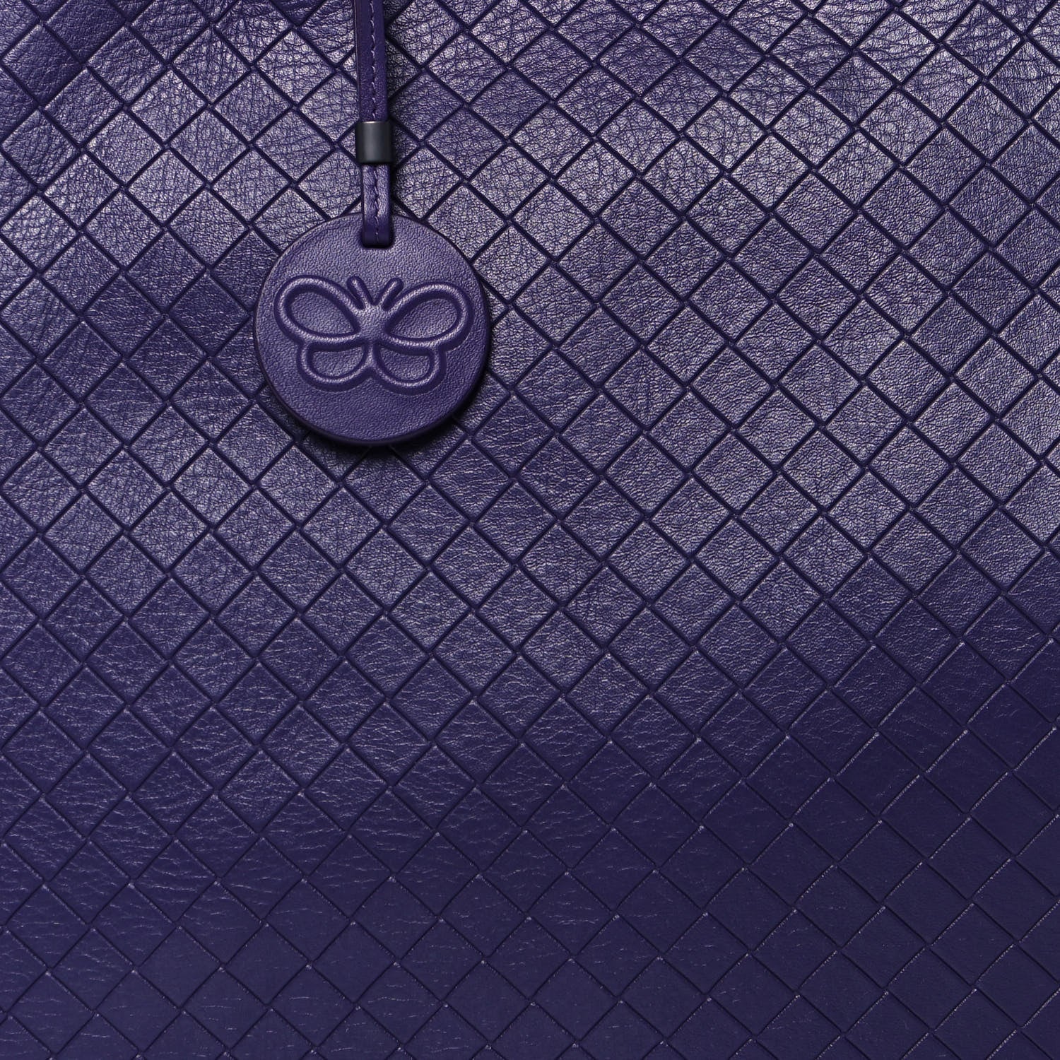 Bottega Veneta Calfskin Intrecciomirage Large Tote Purple 7 of 14