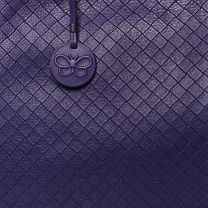 Bottega Veneta Calfskin Intrecciomirage Large Tote Purple 7 of 14
