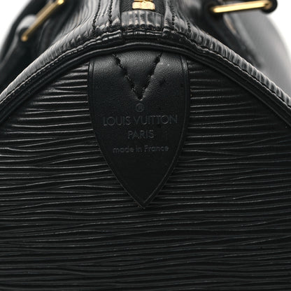 Louis Vuitton Epi Speedy 25 Black 6 of 11