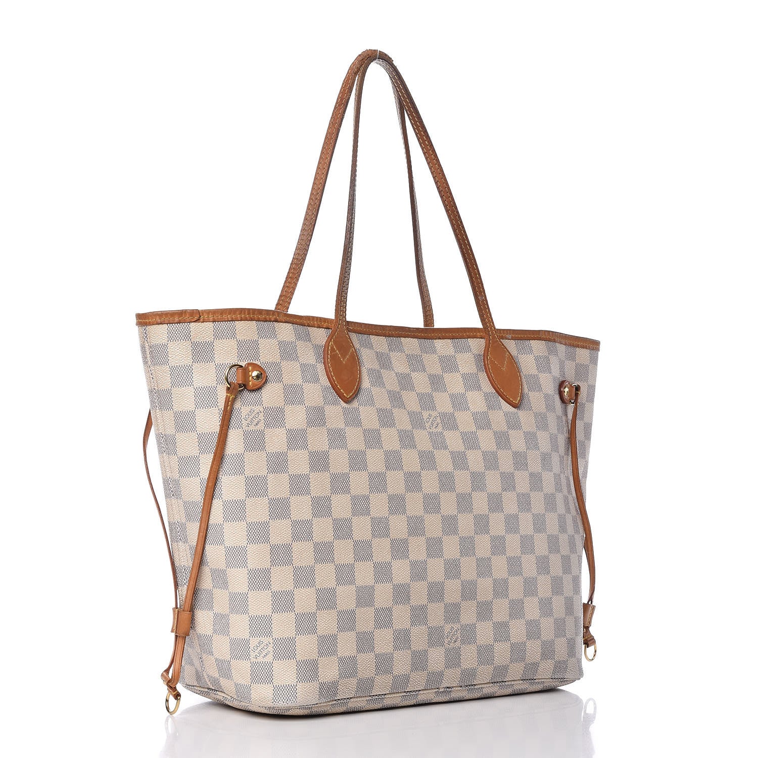 Louis Vuitton Damier Azur Neverfull MM 3 of 25