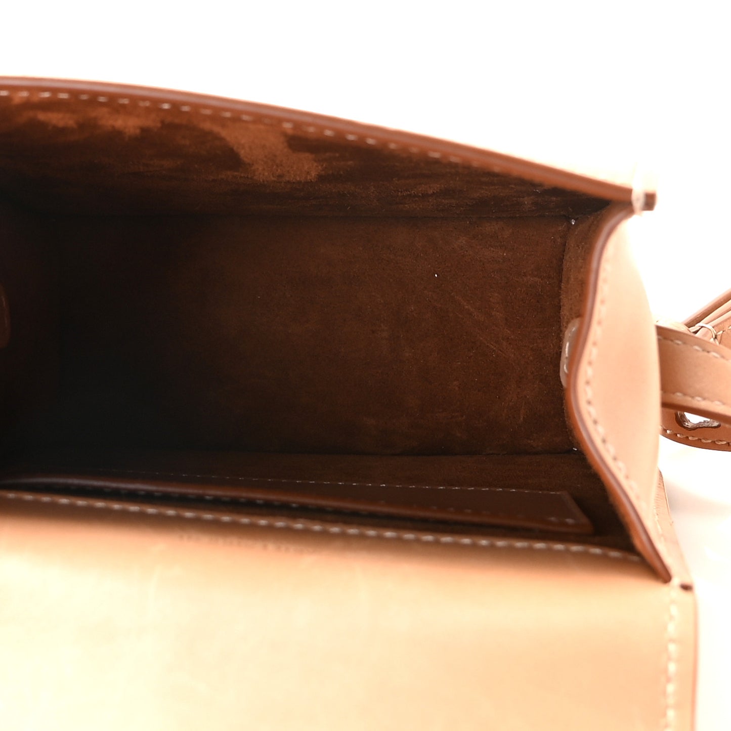 Smooth Calfskin North South Kaia Satchel Vintage Brown