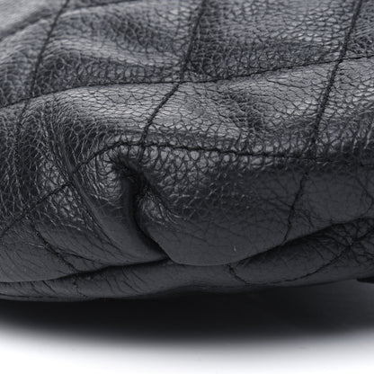 Chanel Grained Calfskin Quilted Waist Belt Bag Black 9 of 10