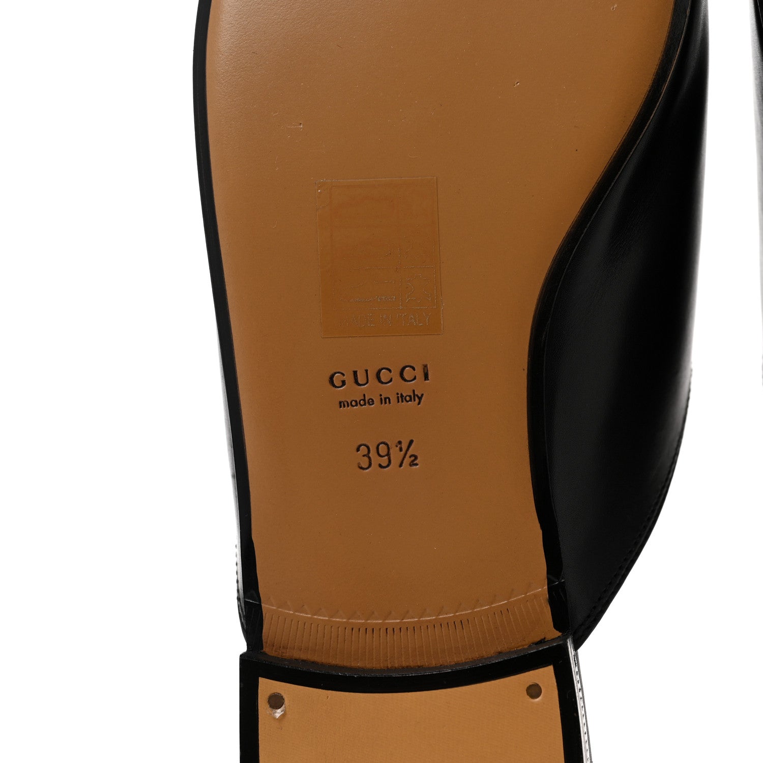 Gucci Calfskin Flower Embroidered Princetown Slippers 39.5 Black 6 of 9