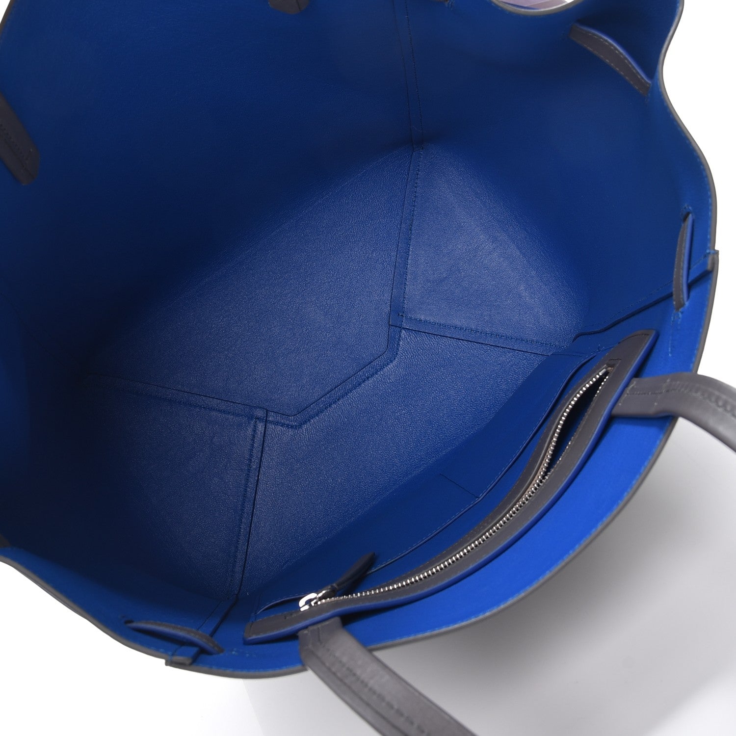 Celine Calfskin Small Belt Cabas Phantom Light Anthracite 7 of 7