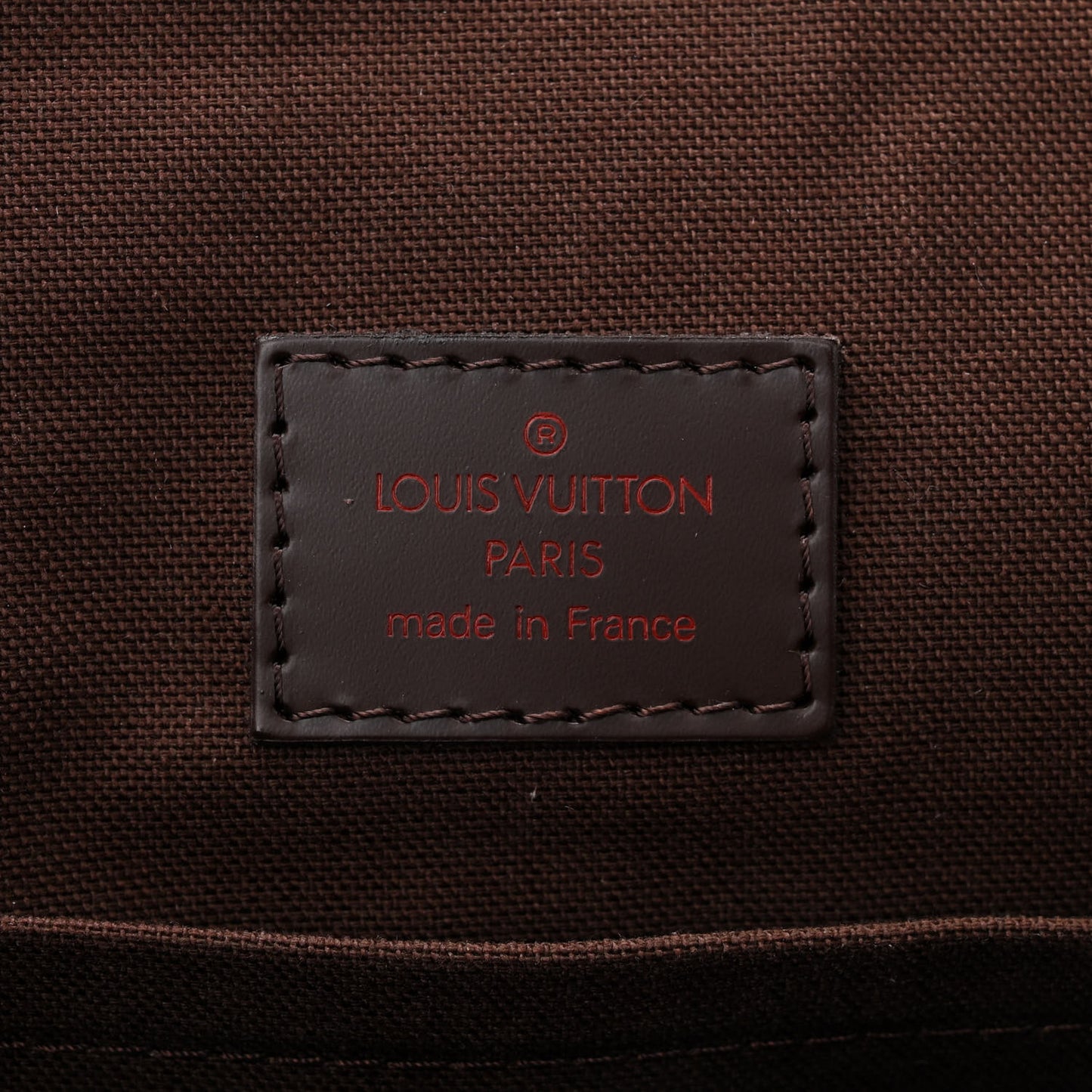 LOUIS VUITTON Damier Ebene Reporter Melville