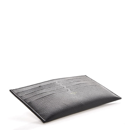 Louis Vuitton Calfskin Felicie Chain Wallet Card Holder Insert Black 4 of 6