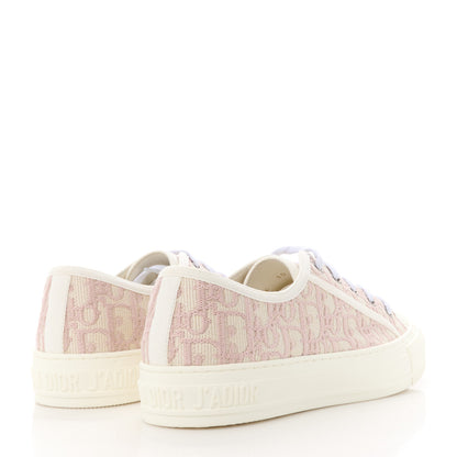 Christian Dior Canvas Oblique Walk'N'Dior Low Top Sneakers 39 Powder Nude 4 of 9