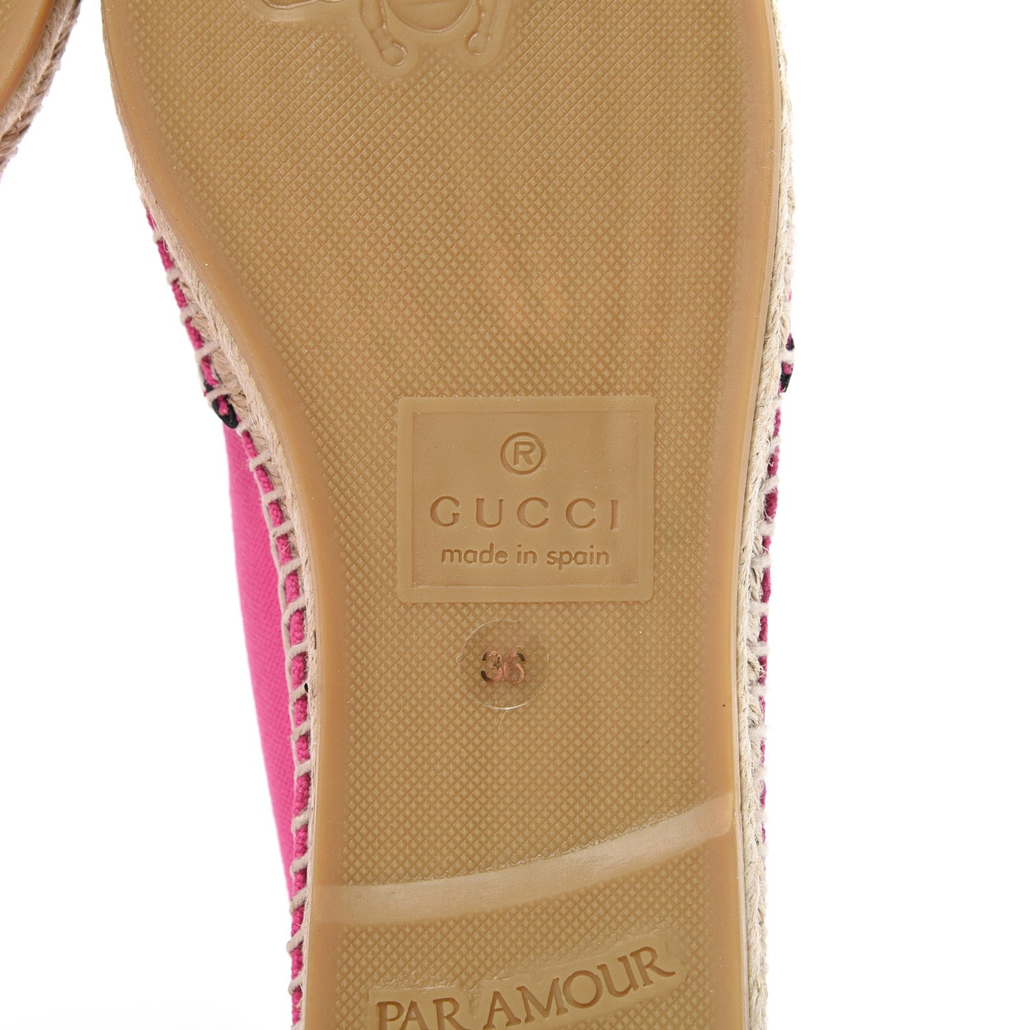Canvas Logo Espadrilles 36 Cyclamen Rose Black